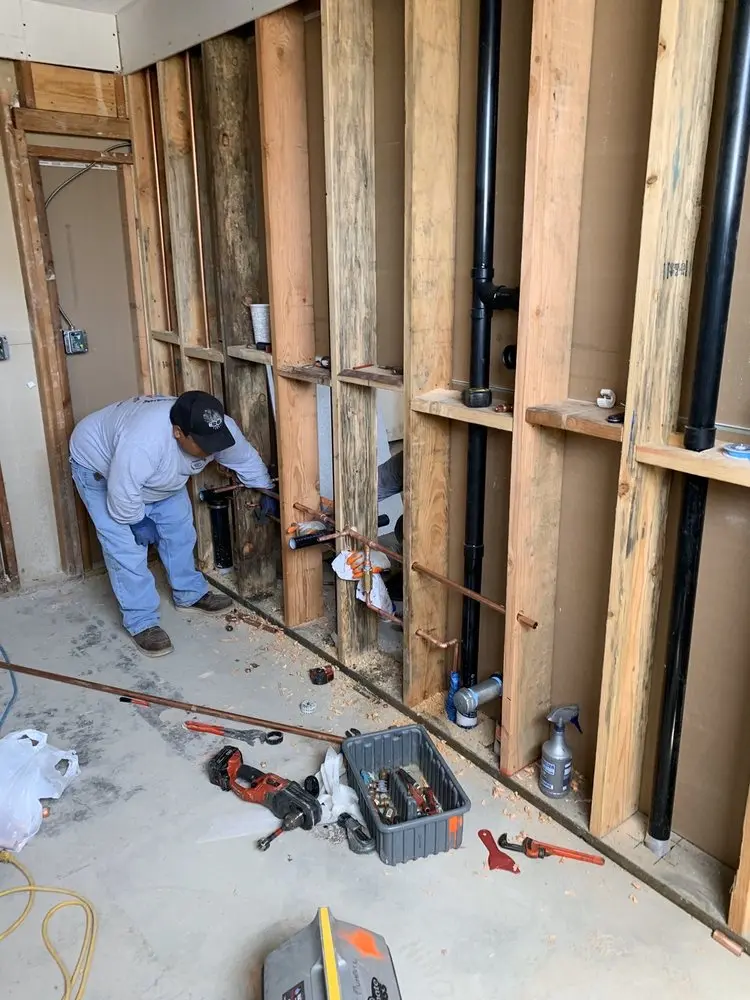 Commercial rough-in plumbing for Water Heater Replacement in Hillcrest